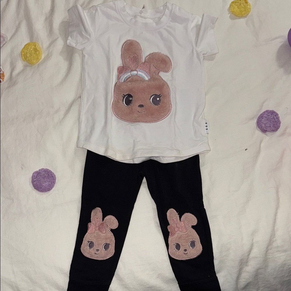 Huxbaby Bunny Outfit for Kids size 2